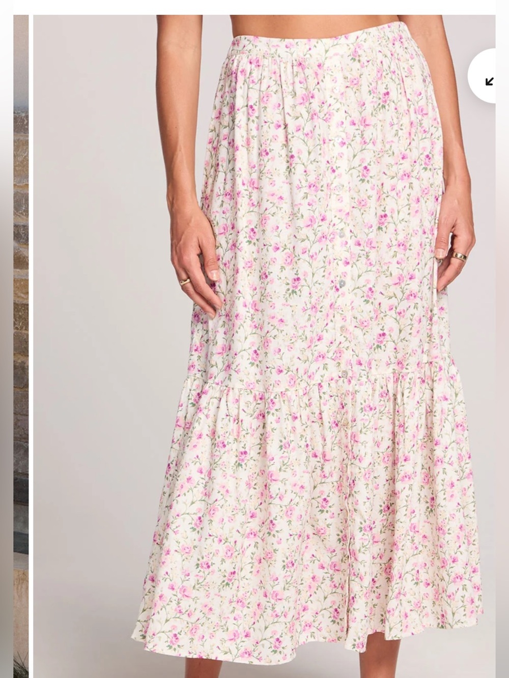Saltwater Luxe Osiris Maxi floral maxi skirt!